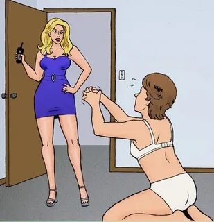 Husband Caught Crossdressing by Wife and Gets Feminized