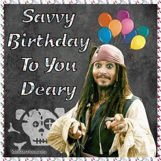 Birthday greetings Captain Jack Sparrow Johnny depp birthday