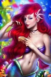 Ariel /commission/ by AyyaSAP on DeviantArt русалки Постила