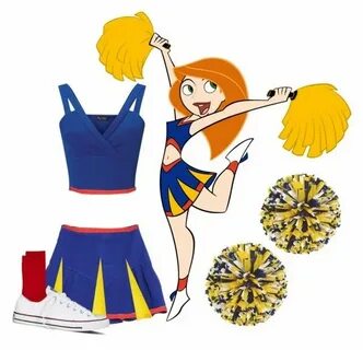 Specialty Unisex A Kim Possible Cheerleader uniform Cosplay 