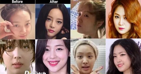 Dispatch releases list of idols before/after makeup photos -