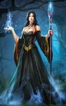 Pin by Gene West on Dragon, Sorceress & Wizard Female wizard