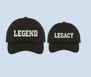 Legend & Legacy Baseball Cap Matching Dad Hats Father Son Et