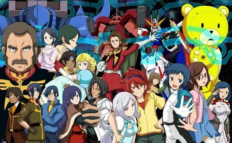 The gangs all here Mobile Suit Gundam Gundam build fighters,