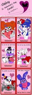 Cheesy Sister Location Valentine's Day Cards! by DuskyAnimat