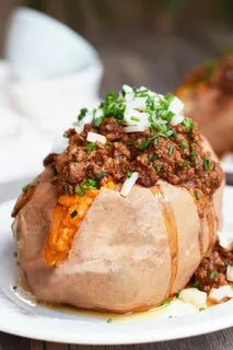 Enchilada Stuffed Sweet Potatoes - Living Loving Paleo Recip