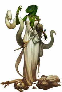 Female Serpentfolk by The-Clockwork-King on deviantART Medus