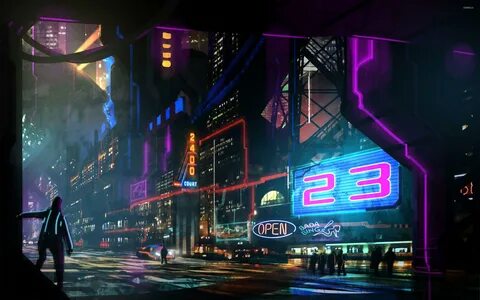 Cyberpunk Neon City Wallpapers - 4k, HD Cyberpunk Neon City 