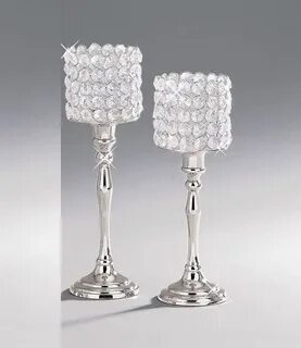 Crystal Votive Tealight Candle Holders Wedding Centerpieces 