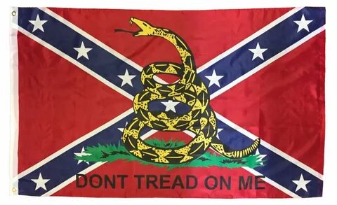 Badass Dont Tread On Me Rebel Flags : Rebel Don't Tread On M