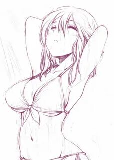 Safebooru - 1girl armpits arms up bare arms bare shoulders b