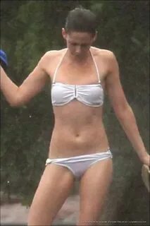 Kristen Stewart White бикини бикини.