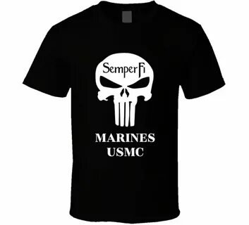 Semper Fi Marines USMC Punisher Skull Marine Corp Military G