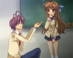 Download wallpaper from anime Clannad with tags: Computer, A