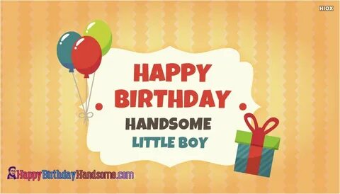 Happy Birthday My Little Boy Quotes BirthdayBuzz