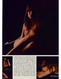 Полностью обнажённая Джейн Биркин красиво позирует для журнала Playboy, Ноябрь 1