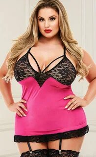 Check out over trendy plus size lingerie pieces such as babydolls, rompers,...