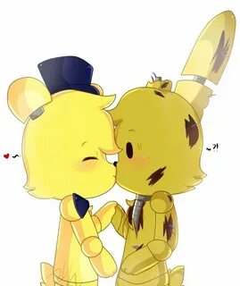 Fnaf Golden Freddy And Springtrap ♡ ♡ Five nights at anime, 