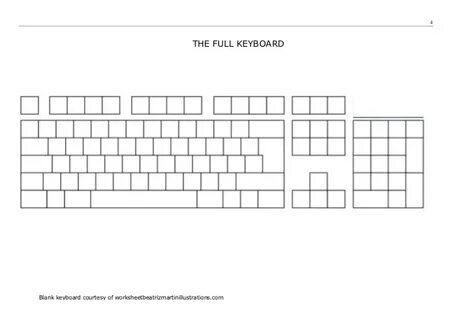 Printable Blank Keyboard Worksheet Free Worksheets Samples