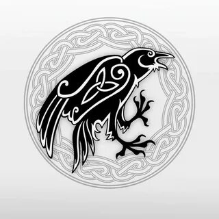 Celtic Crow by Poietix on deviantART Norse tattoo, Crows dra