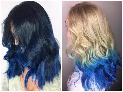 Ombre Hair Style Blue ombre hair, Different hair colors, Bes