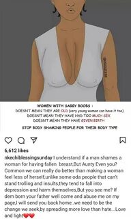 How can you tell if your boobs are sagging