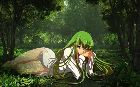 Wallpaper Green-haired fairy in the anime Code Geass " On-de