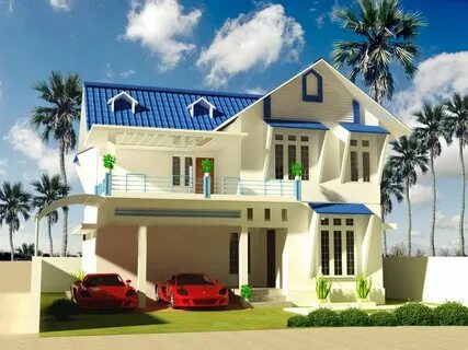 #Kerala #Model Home Plans presents #Victorian #style semi lu