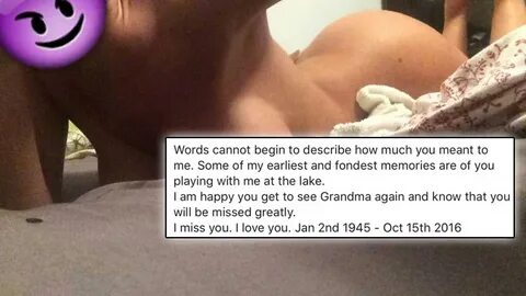 Girl Accidentally Adds Nude Pics To Heartfelt Facebook Post 