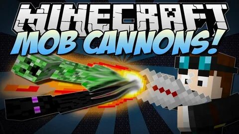 Minecraft MOB CANNONS! (Block and Mob Launchers!) Mod Showca