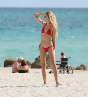 XENIA MICSANSCHI in Bikini on Miami Beach 11/22/2016 - HawtC