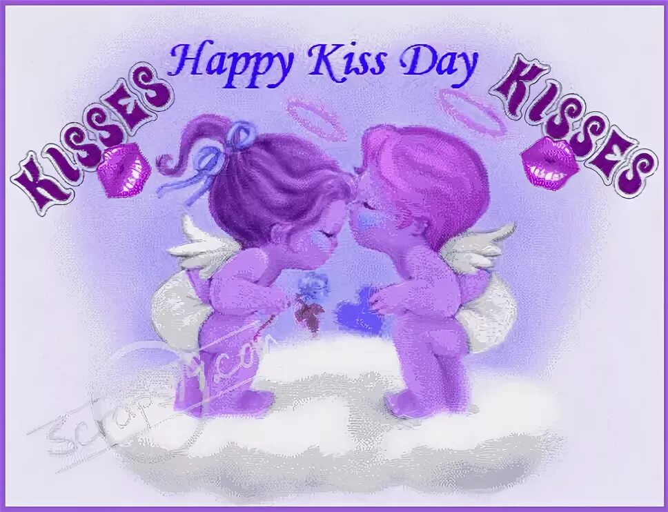 Happy kiss day kissess cupid - StoreMyPic
