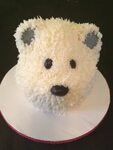 Polar Bear Smash Cake 1st birthday cakes, Birthday cake kids