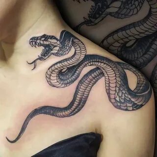 Tattoo * Тату Змея для девушек