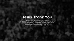 Jesus Thank You - Lyric Video Chords - Chordify