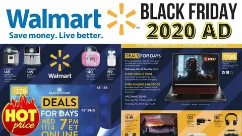 WALMART BLACK FRIDAY AD 2020 Spectacular Electronic Sales! -
