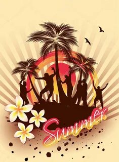 Summer Beach Party Stock Vector Image by © AlessandraM #1180