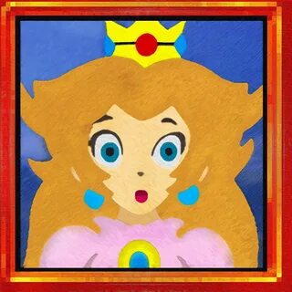 Princess Peach SM64 Painting Remake by Sunnyboiiii Flickr