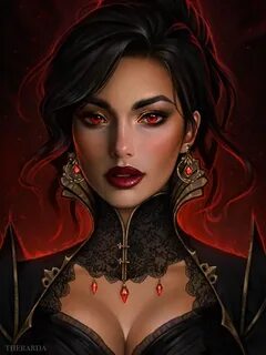 Lady Skyler by Therarda on DeviantArt Fantasy art women, Vam