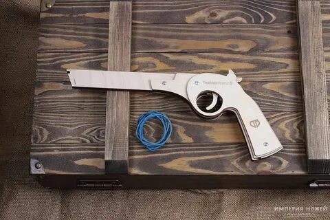 Деревянный пистолет-резинкострел Ретро Резинкострелы купить 