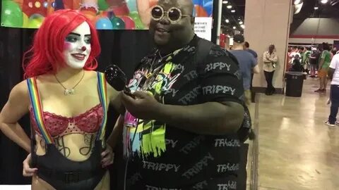 BJ McNaughty with Big will Exxxotica 2021 Chicago IL