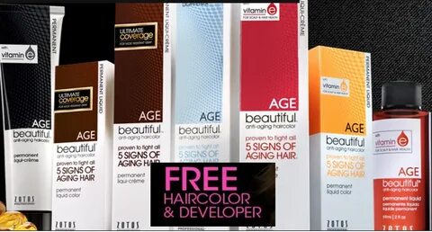 Free Zotos Professional AGEBeautiful Anti-Aging Hair Color a