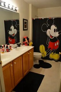 Disney Bathroom in my current house Mickey mouse bathroom, D