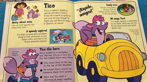 Dora the Explorer the Essential Guide Tico Book - YouTube