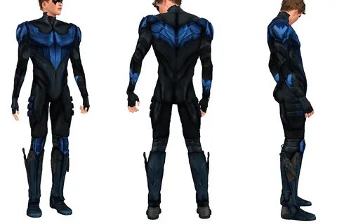 Nightwing Costume & Boots Converted by shokoninio