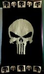 Punisher Blanket Punisher logo, Superhero blanket, Diy croch