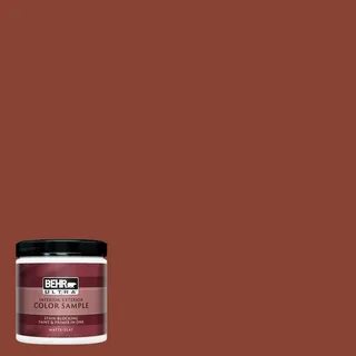 BEHR ULTRA 8 oz. #QE-14 Spiced Red Matte Interior/Exterior P