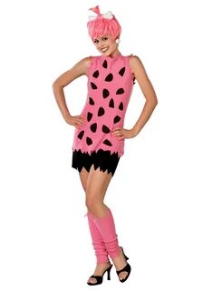 Adult Deluxe Pebbles Flintstone Costume - Halloween Costume 