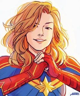 Captain Carol "Avenger" Danvers Marvel art, Captain marvel, 