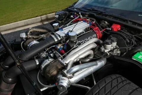 TWIN TURBO CORVETTE, C4, 434ci, SBC